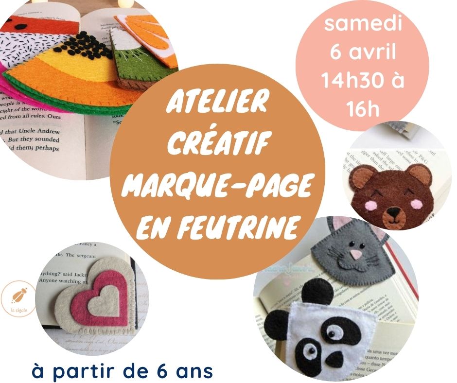 atelier marque page 6 avril