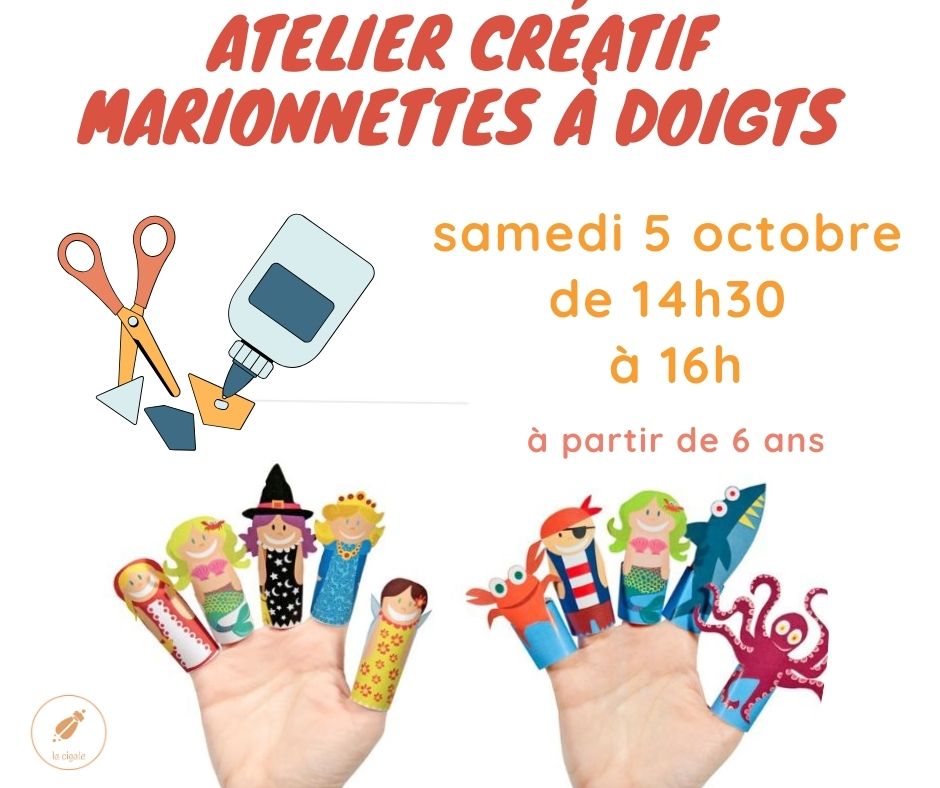 atelier marionnettes papier